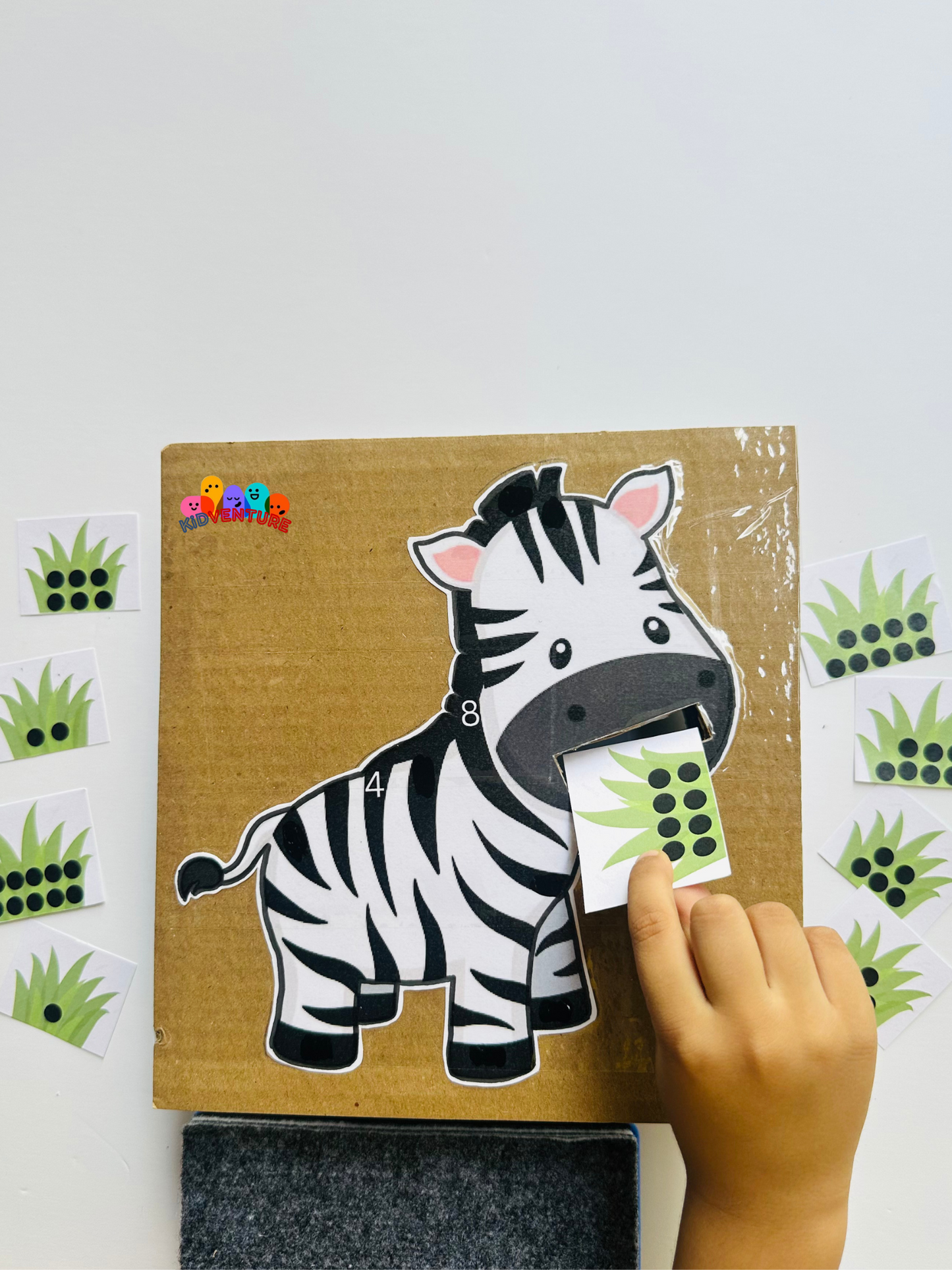 🦓 Feed the Zebra Counting Activity – Learn Numbers 1 to 10