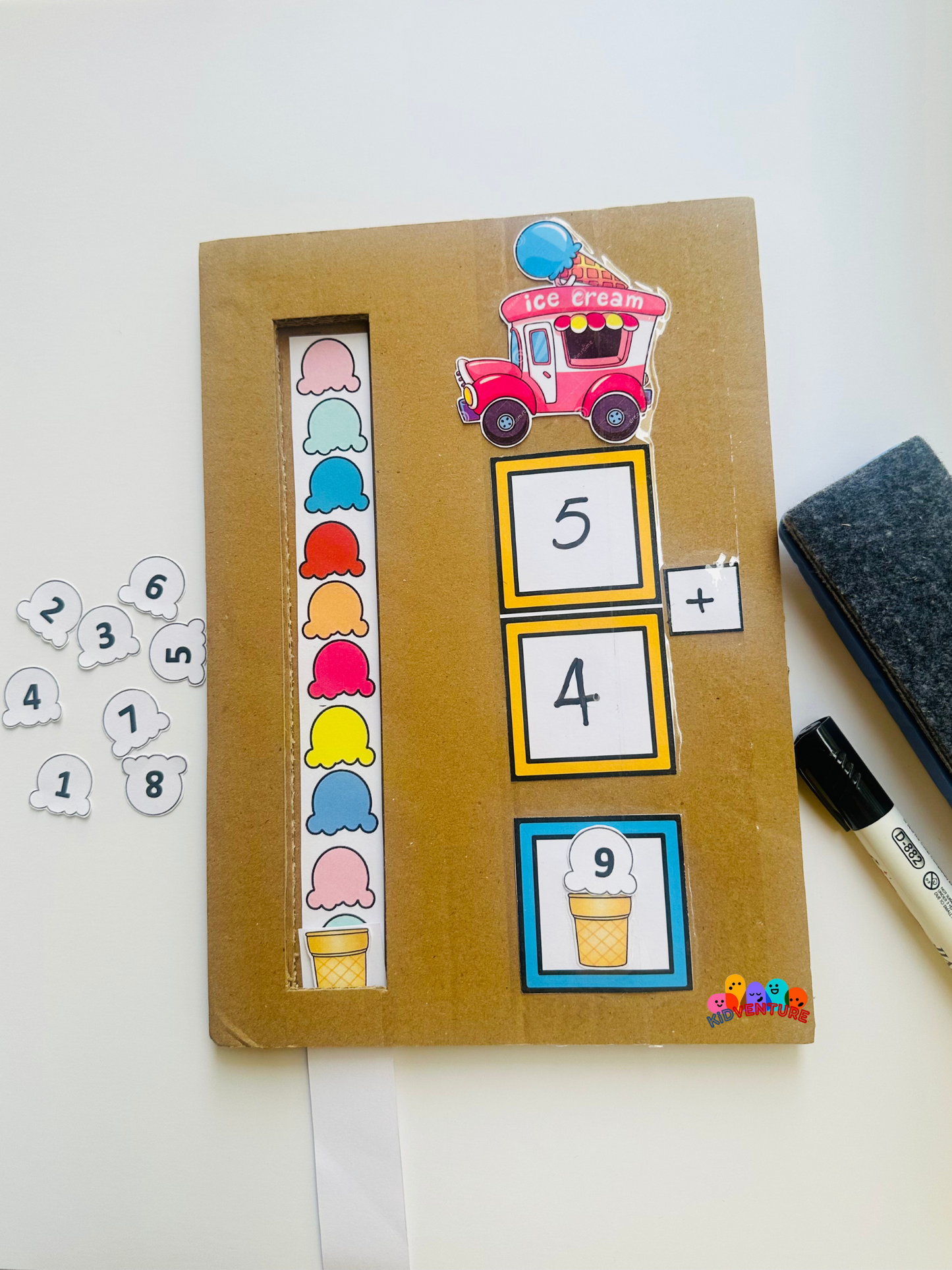 🍦Ice Cream Math Fun Kit: Addition & Subtraction