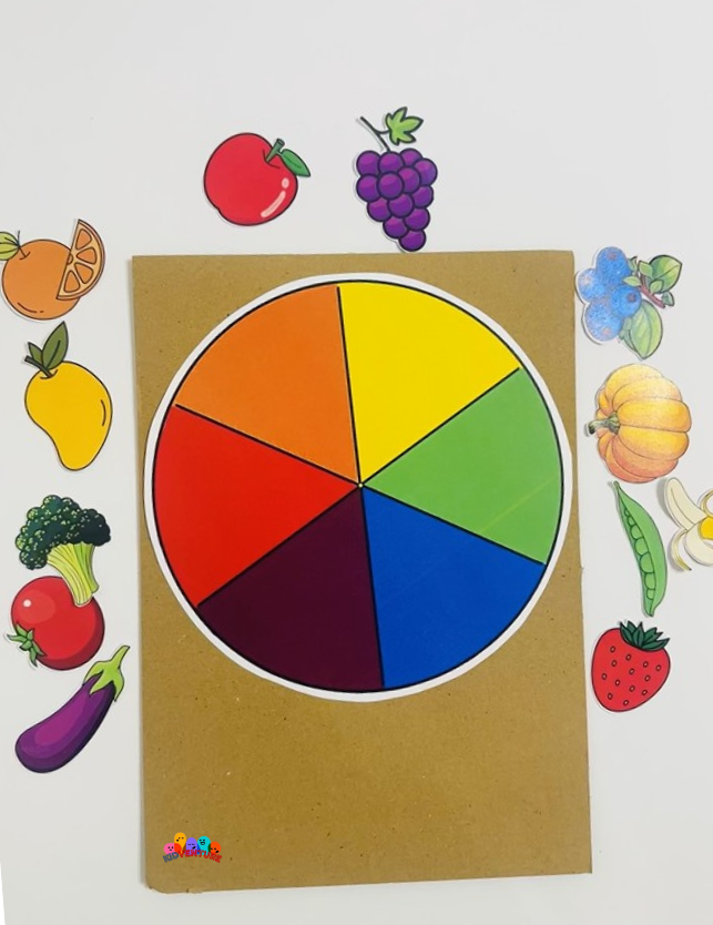 Pick & Match Colors – Fruits & Veggies Edition