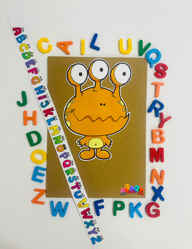 🍽️ Feed the Alphabet Monster – 🔤 Fun ABC Activity for Kids