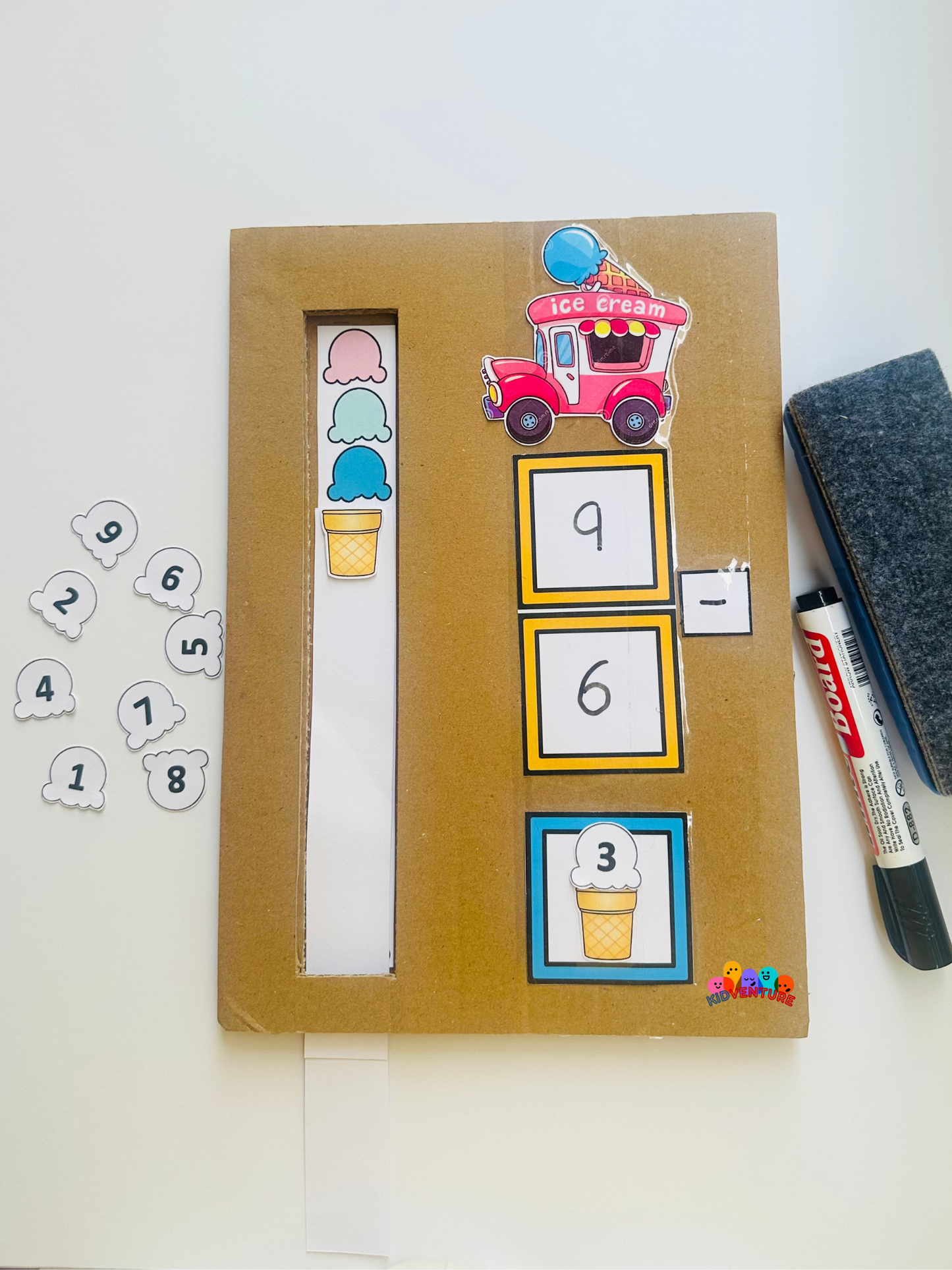 🍦Ice Cream Math Fun Kit: Addition & Subtraction