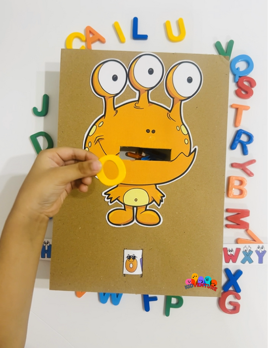 🍽️ Feed the Alphabet Monster – 🔤 Fun ABC Activity for Kids