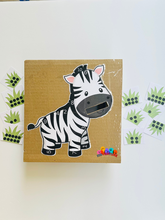🦓 Feed the Zebra Counting Activity – Learn Numbers 1 to 10